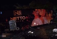 Após tragédia na BA-046, agenda de shows de Netto Brito é suspensa por tempo indeterminado