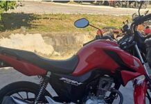 CIPE Chapada apreende motocicleta adulterada durante Operação Força Total na BA-052