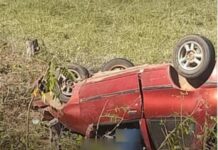 Capotamento na BA-152 deixa um morto e outro ferido em Paramirim Capotamento na BA-152 deixa um morto e outro ferido em Paramirim