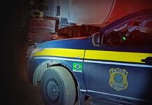 PRF e PM flagraram furto de combustível em carretas na BR-242