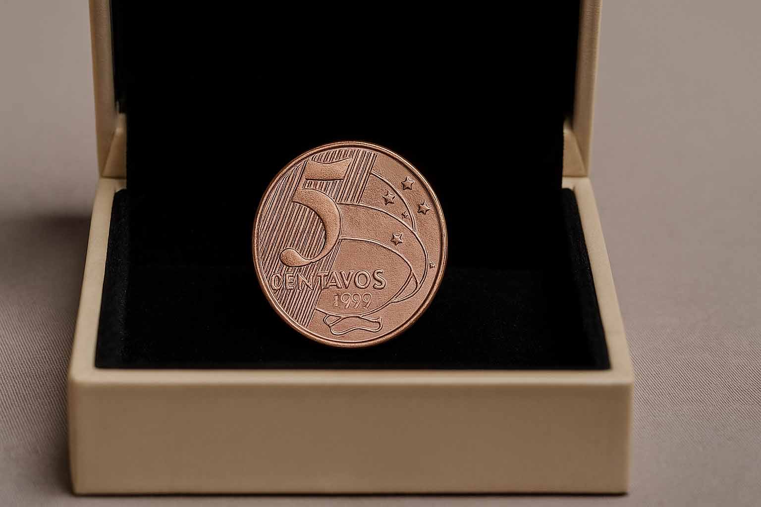 Moeda de 5 centavos pode valer até R$ 400 — Veja se você tem uma!