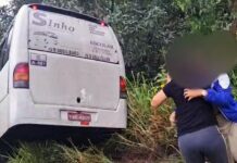 Ônibus que transportava estudantes cai em barranco de rodovia na Bahia ônibus que transportava estudantes cai em barranco de rodovia na Bahia