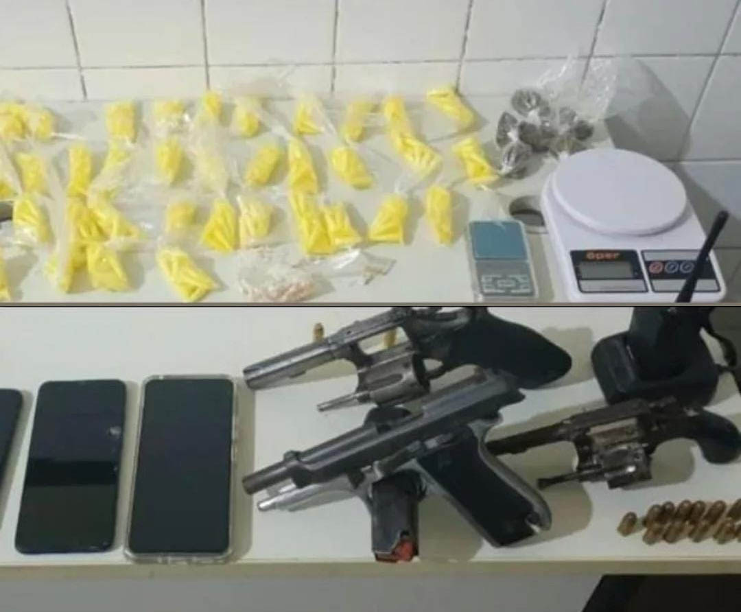 RONDESP Chapada apreende armas e grande quantidade de drogas em Boa Vista do Tupim
