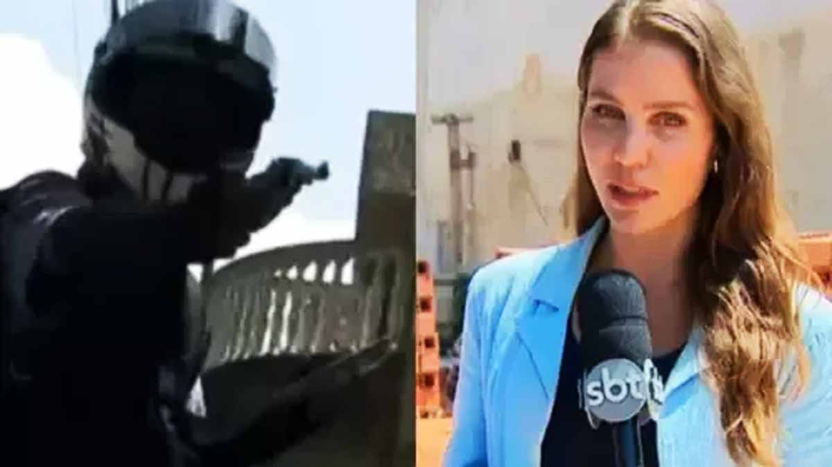 Repórter do SBT é assaltada "ao vivo"; veja o momento