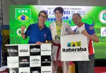 Atleta itaberabense conquista bronze e prata no Campeonato Brasileiro de Karatê no Ceará Atleta itaberabense conquista bronze e prata no Campeonato Brasileiro de Karatê em Caucaia-CE