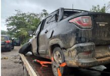 Veículo roubado é recuperado pela PRF após atendimento a sinistro na BR-101, em Itabela
