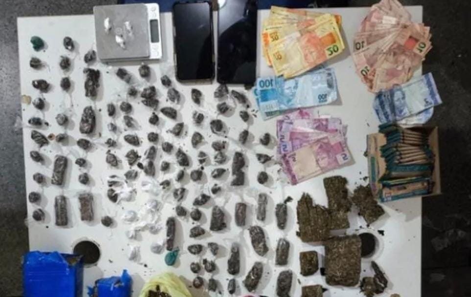 Rondesp Chapada apreende grande quantidade de drogas e prende dois homens em Itaberaba