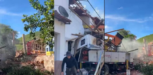 Tragédia na Chapada Diamantina: Caminhão invade imóvel e mata 4 pessoas em Palmeiras Tragédia na Chapada Diamantina: Caminhão invade imóvel e mata cinco pessoas em Palmeiras