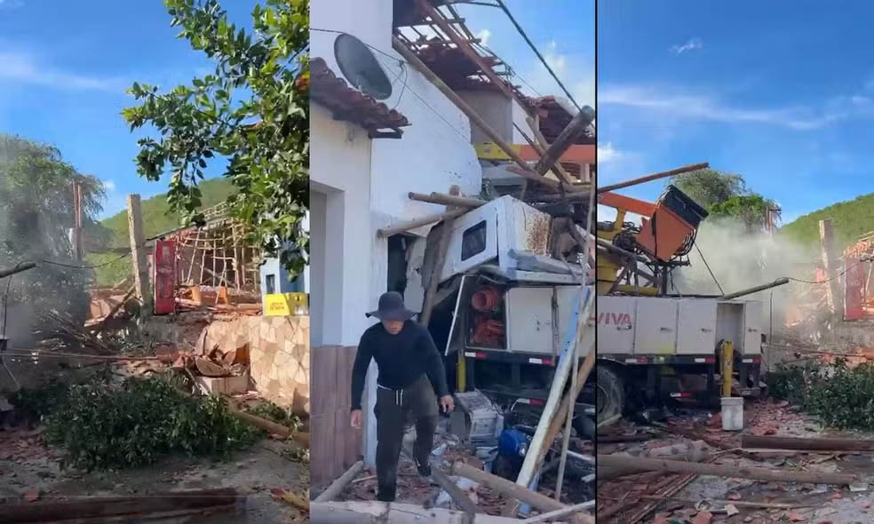 Tragédia na Chapada Diamantina: Caminhão invade imóvel e mata cinco pessoas em Palmeiras