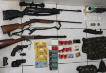 Policia apreende armas de fogo durante ação em Sobradinho Policia apreende armas de fogo durante ação em Sobradinho