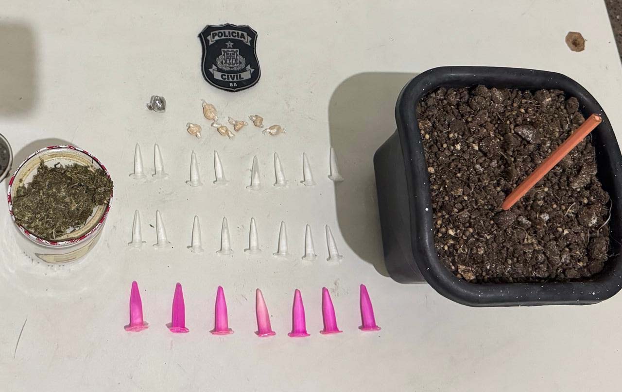 Polícia Civil prende suspeito por tráfico de drogas durante operação em Itaberaba