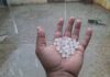 Chuva de granizo surpreende moradores de Itaberaba na tarde deste domingo granizo em Itaberaba