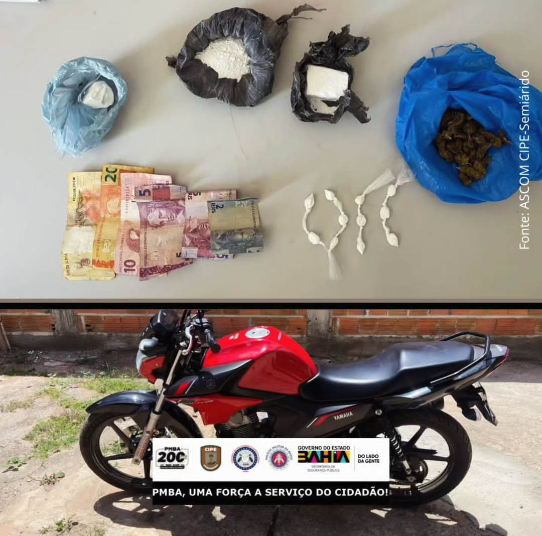 Homem é preso em flagrante por tráfico de drogas durante a Operação Força Total em São Gabriel