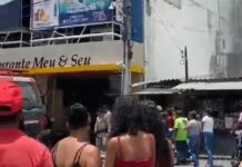 Princípio de incêndio é registrado no restaurante Meu e Seu, no centro de Itaberaba Princípio de incêndio é registrado no restaurante Meu e Seu, no centro de Itaberaba