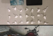 Cipe Chapada apreende drogas, motocicleta e celular durante Operação Força Total em Ruy Barbosa Cipe Chapada apreende drogas, motocicleta e celular durante Operação Força Total em Ruy Barbosa