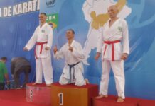 Júlio Neto, atleta da ASKADOI, conquista o Campeonato Sul-Americano de Karatê Master