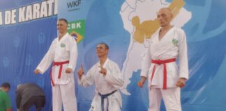 Júlio Neto, atleta da ASKADOI, conquista o Campeonato Sul-Americano de Karatê Master