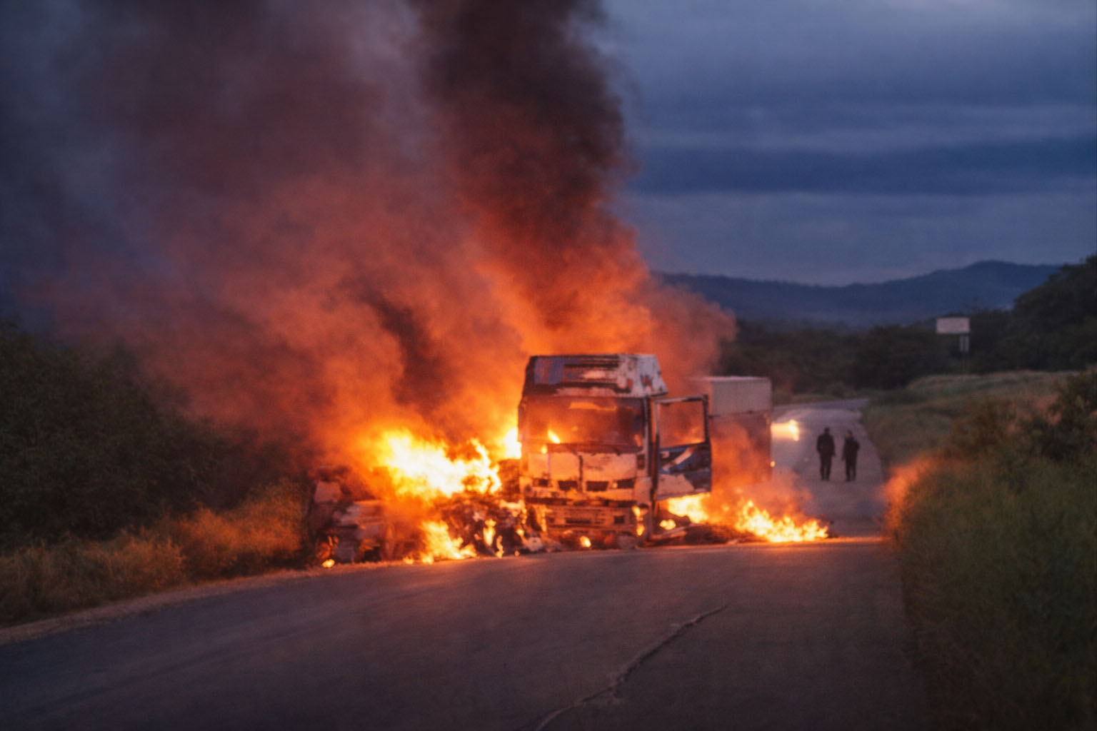 Colisão entre van e caminhão deixa dois mortos na BA-262