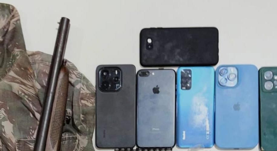 PMBA apreende arma de fogo, drogas e munições durante ação da Cipe Chapada em Pintadas