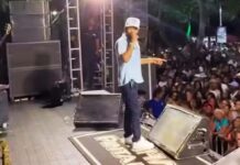 Unha Pintada interrompe show na Bahia e deixa palco após passar mal Unha Pintada interrompe show na Bahia e deixa palco após passar mal