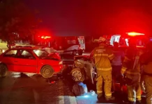 Grave acidente foi registrado na noite desta quinta-feira na BR-242