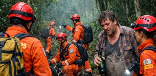 Bêbado “desaparecido” passa horas ajundando bombeiros a procurar ele mesmo Bêbado "desaparecido" passa horas ajundando bombeiros a procurar ele mesmo