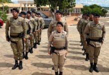 Itaberaba recebe reforço policial com início do Estágio Supervisionado de 44 alunos soldados Itaberaba recebe reforço policial com início do Estágio Supervisionado de 44 alunos soldados