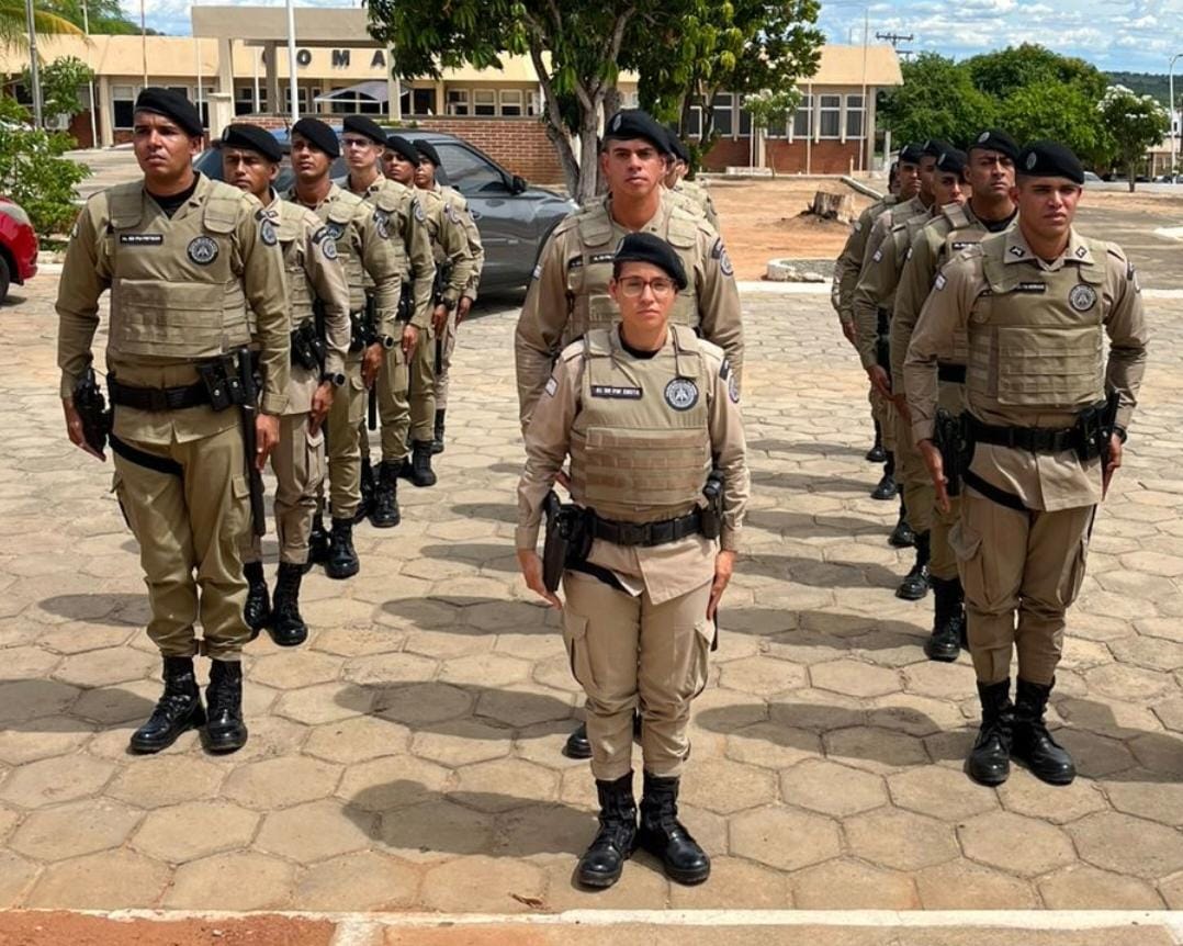 Itaberaba recebe reforço policial com início do Estágio Supervisionado de 44 alunos soldados