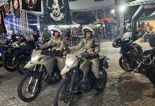 Policiamento garante segurança durante o 3º Encontro Motociclístico em Mucugê Policiamento garante segurança durante o 3º Encontro Motociclístico em Mucugê