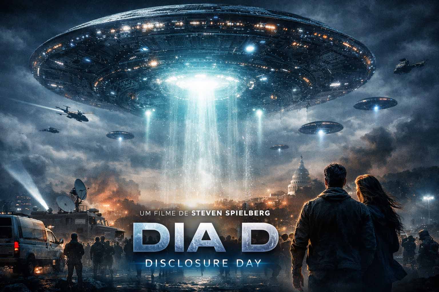 Dia D: novo filme de Steven Spielberg sobre alienígenas ganha trailer, data de estreia e promete marcar o cinema em 2026