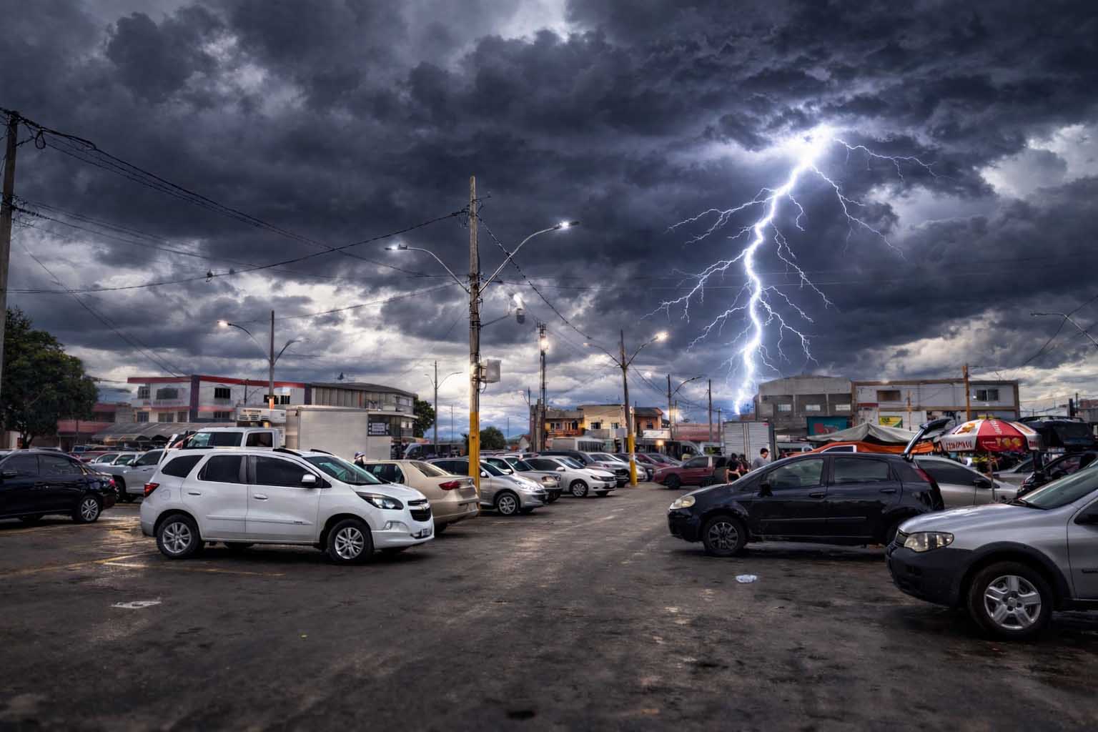 Itaberaba está entre os municípios com maior volume raios em uma semana na Bahia