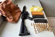 Polícia apreende fuzil, munições e drogas e desmonta acampamento do tráfico em Milagres Polícia apreende fuzil, munições e drogas e desmonta acampamento do tráfico em Milagres