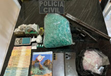 Homem é preso suspeito de tentar matar ex-companheira; armas e drogas são apreendidas Homem é preso suspeito de tentar matar ex-companheira; armas e drogas são apreendidas