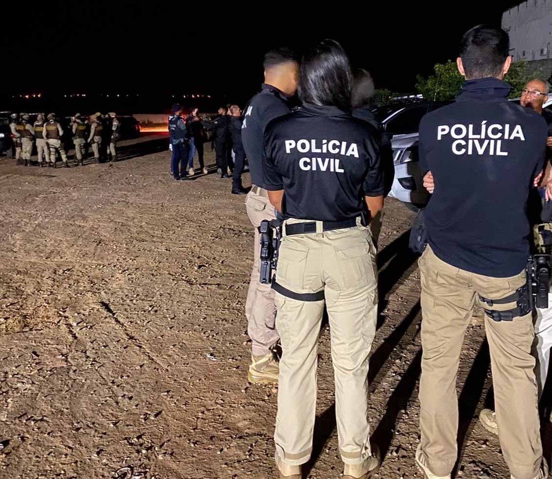 Polícias Civil e Militar cumprem mandados de prisão e de busca e apreensão em Iaçú