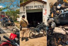 Três suspeitos são presos durante operação contra quadrilha de motos adulteradas Três suspeitos são presos durante operação contra quadrilha de motos adulteradas