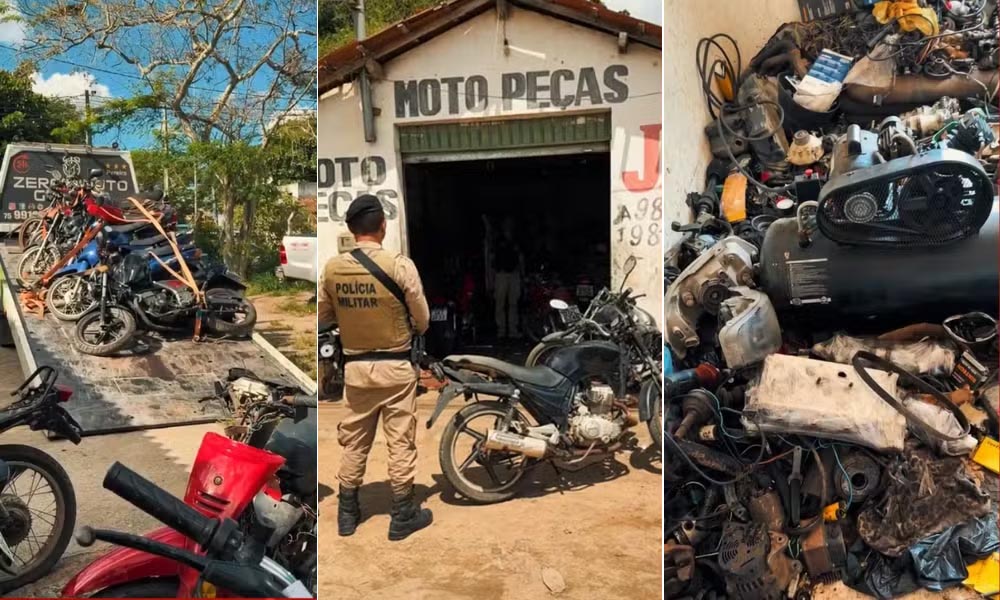Três suspeitos são presos durante operação contra quadrilha de motos adulteradas