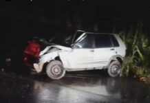 Grave acidente na BR-242 deixa um morto e cinco feridos Grave acidente na BR-242 deixa um morto e cinco feridos