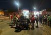 Grave acidente com motos deixa feridos em Itaberaba Grave acidente com motos deixa feridos em Itaberaba