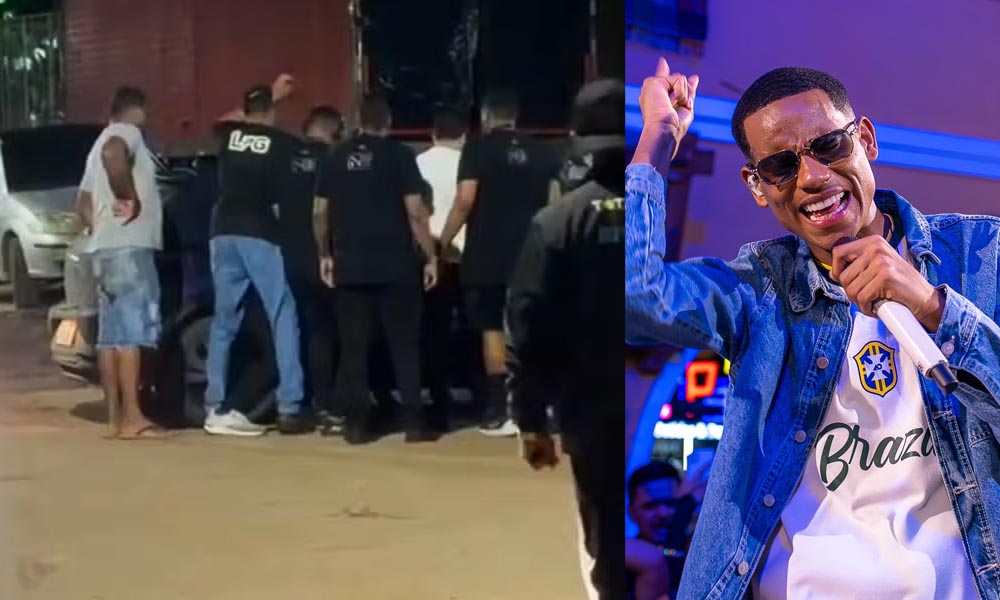 Integrante da banda de Netto Brito recebe descarga elétrica durante show