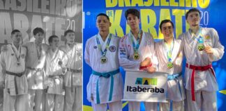 Atletas da ASKADOI / Itaberaba conquistam medalhas no Campeonato Brasileiro de Karatê etapa Ilhéus