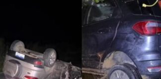 Cantor de seresta fica ferido e motorista morre após carros baterem de frente e capotarem Cantor de seresta fica ferido e motorista morre após carros baterem de frente e capotarem