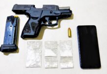 PM apreende arma e drogas durante operação no distrito de Lajedo Alto, em Iaçu PM apreende arma e drogas durante operação no distrito de Lajedo Alto, em Iaçu