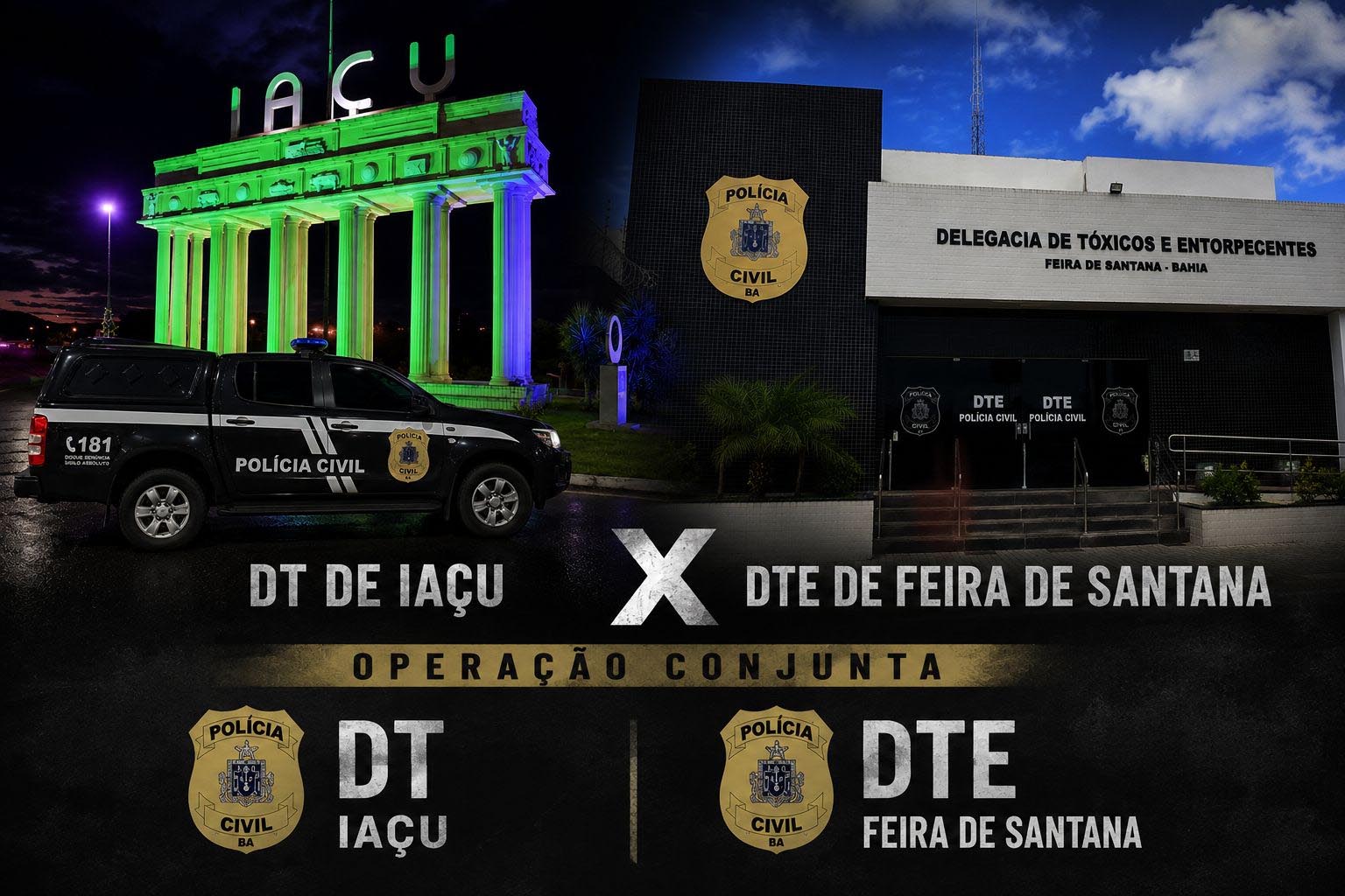 Policia Civil prende em Feira de Santana lideranças de organização criminosa de Iaçu