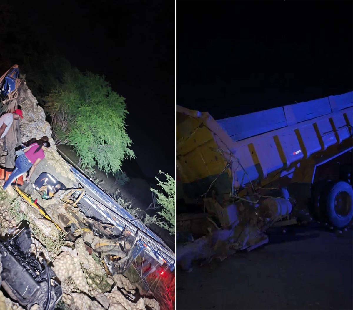 Grave acidente entre caminhões deixa vítimas fatais na BA-046 entre Iaçu e Milagres