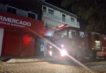 Princípio de incêndio atinge supermercado em Itaberaba Princípio de incêndio atinge supermercado em Itaberaba na noite desta quarta-feira