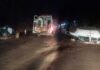 Colisão frontal deixa um morto e um ferido na BR-242 na noite deste domingo Colisão frontal deixa um morto e um ferido na BR-242 na noite deste domingo