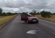 Homem de 55 anos morre após colisão entre carro e caminhão na BR-116, em Canudos Homem de 55 anos morre após colisão entre carro e caminhão na BR-116, em Canudos