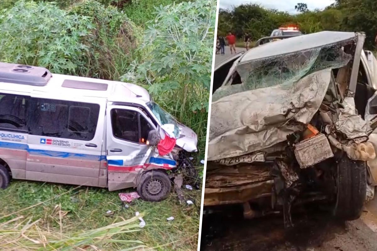 17 pessoas ficam feridas em grave acidente na BR-242 em Itaberaba
