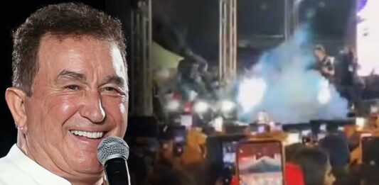 Estrutura de palco desaba durante show de Amado Batista em festa de São João na Bahia Estrutura de palco desaba durante show de Amado Batista em festa de São João na Bahia