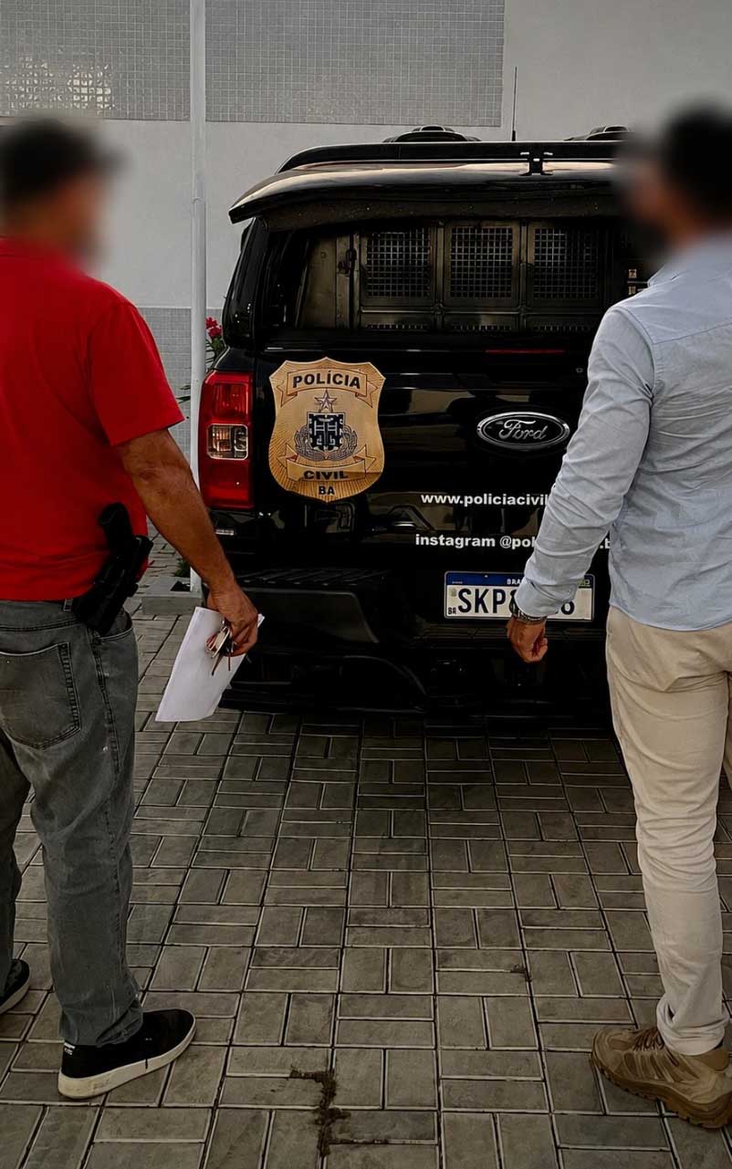 Policia Civil cumpre mandado de prisão por tráfico de drogas, em Iaçu